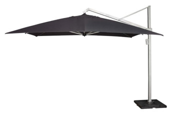  Platinum | Zweefparasol Icon Premium 350 x 350 cm | Faded Black 750866-31
